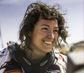 Анастасия Нифонтова на ралли AFRICA ECO RACE.