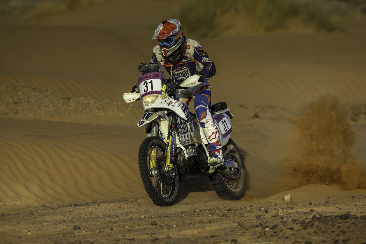 Мотогон. Моторалли ФИМ. Нифонтова Хонда Африка. Dakar Rally Moto.