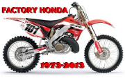 Мотоциклы Factory Honda 1973-2013.
